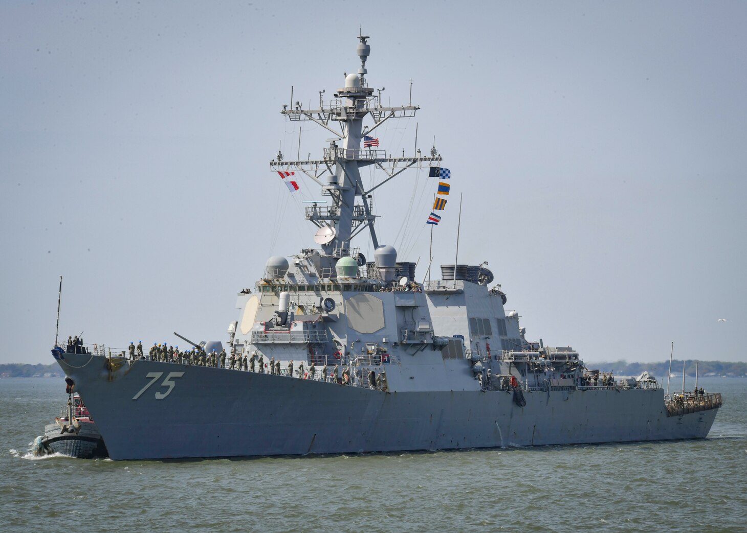 Arleigh Burke-class guided-missile destroyer USS Donald Cook (DDG 75)